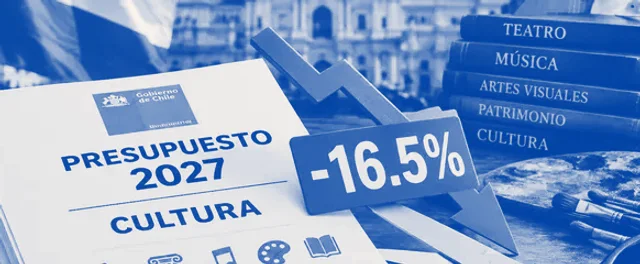Presupuesto 2027 de Chile: Cultura con un recorte de 16.5 %, y libro, cine y memoria entre lo más golpeado